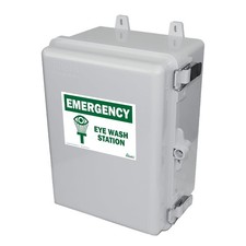 Altelix IP66 NEMA 4X Emergency Eye Wash Station Enclosure Gray picture