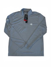 NWT Travis Mathew Men’s 1/4 Zip Performance Gray Pullover Sweater Size Large picture