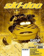Ski-Doo service shop manual 2000 MX Z 500 / 600 / 700 & 700 MILLENNIUM EDITION  picture