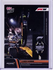 2025 Topps NOW Formula 1 #86 Lando Norris World Champion Card picture