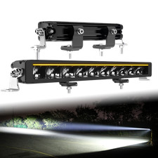 Slim 22inch LED Work Light Bar Driving White Amber DRL Fog Offroad SUV Truck 20