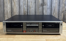 Vintage Pioneer Double Cassette Deck Player CT-1050W For Parts Repair Powers On picture