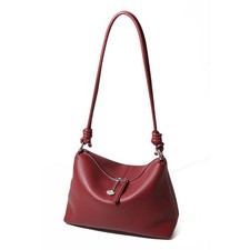 Q-BORSETTA Women's Genuine Leather Crossbody Messenger Handbag picture