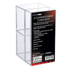 Ultra PRO Stackable 2Compartment Card Box One Touch Magnetic Card Protector picture
