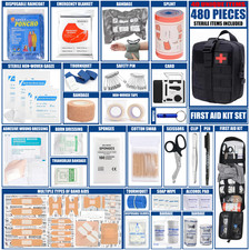 Emergency Trauma First Aid Kit - Tourniquet - Military Survival IFAK EMT Outdoor picture