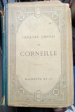 Antique Book 1913 Théatre Choisi de Corneille, Paris. In original French picture