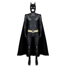 The Flash Batman Bruce Wayne Cosplay Costume Jumpsuit + Cape 2 Pcs Set picture