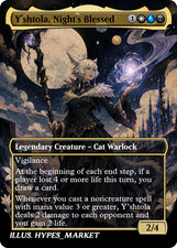 Y'shtola, Night's Blessed FOIL Proxy Card with Custom Fantasy Art picture