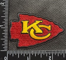KANSAS CITY CHIEFS NFL FOOTBALL IRON ON EMBROIDERED PATCH SEE PHOTOS picture