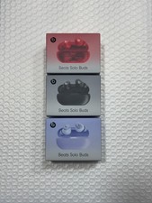 Beats Solo Buds True Wireless Earbuds RED BLACK PURPLE - Brand New picture
