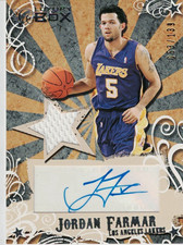 Topps 2006-07 Luxury Box Mezzanine Auto Relic RC Jordan Farmar MAR-JF /139 picture