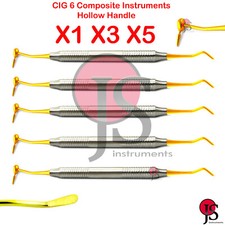 Dental Composite CIG-6 Plastic Filling Instrument Restorative Titanium Gold picture