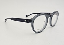 Entourage of 7 Eyeglasses NEW Hadley Color 10-55 Blue Grey Size 47 Round Men's picture