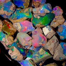 Opal Rough Lot 20 Pieces AAA cut grade rough Natural Ethiopian Welo Dry Opal Raw picture