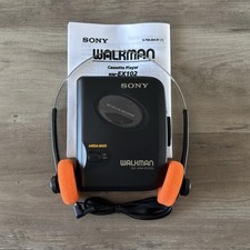 Sony Walkman WM-EX102 Cassette Player - New Belt - Serviced - Read Desc. picture