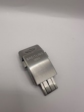 For 20mm Breitling Silver Brushed Deployment Clasp For Breitling Watch Strap picture