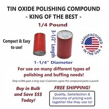 Tin Oxide 1/4 Lb. Polishing Compound for Metal Jewelry Buffing Industrial & More picture