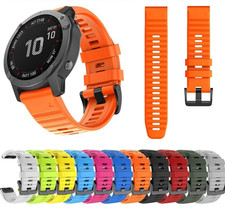 For Garmin Fenix 3 5X 6 Pro 6X 7 7X Sapphire Quickfit Silicone Watch Band Strap picture