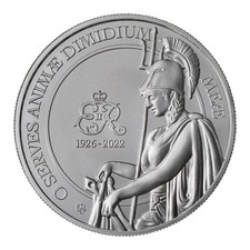 2023 U.K. 1 Pound St. Helena Queen Elizabeth II Memorial Brilliant Uncirculated picture