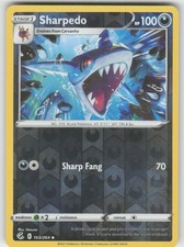 PO-01 Reverse Holo Sharpedo 163/264 Uncommon SWSH08: Fusion Strike picture