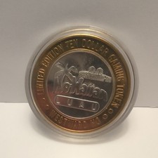 Westward Ho Ten Dollar Gaming Token Limited Edition .999 Fine Silver  picture