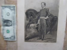 EARLY 1858 Antique Print Engraving, 