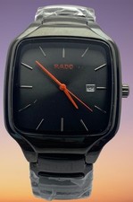Beautiful Rado True Date Indicator Quartz Working Men's Black-Tone Wristwatch picture
