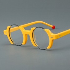 Luxury Retro Round Reading Glasses Women Men Readers Acetate Eyeglass Frames picture