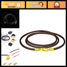 6Pcs Leather Necklace Cord with Clasps - 1.5-3mm Wax Rope Chain for DIY Jewelry picture