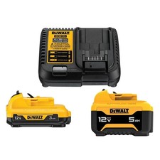 DEWALT 12V STARTER KIT 3 Ah and 5 Ah BATTERY with CHARGER DCB135C Brand New picture