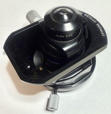 VINTAGE LEITZ WETZLAR WETZLAR GERMANY CONDENSER + IRIS MICROSCOPE ACHR 0.90 picture
