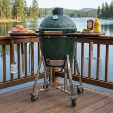 Geen Egg Cart for Large Big Green Egg, 304 Stainless Steel Perfect Fit L BGE picture
