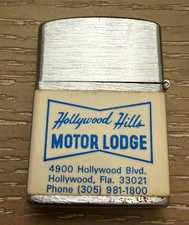 Vintage Hollywood Hills Motor Lodge Advertising Lighter Hollywood Florida picture