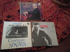 Chopin LP Vintage - Rubenstein + Weissenburg + Novaes Lot of 3 NM picture