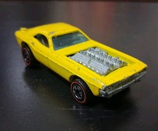 Vintage 1973 Hot Wheels Redline Show Off Lemon Yellow Enamel Hong Kong  picture