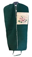 Vtg Historic Greenbrier Resort Canvas Garment Bag By Painted Threads Azaleas picture