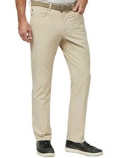 NWT Greg Norman Men’s Performance Dress Pants Stretch Waist Color : Beige picture