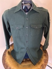 Vintage Woolrich Bethlehem Steel Wool Work Jacket Safety First Patch RARE Patch picture
