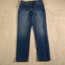 NYDJ Jeans Womens 4 Blue Clarissa Ankle Lift Tuck Stretch Denim USA Mid Rise picture