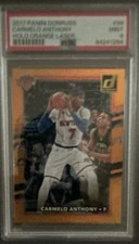 Panini Donruss 2017-18 Carmelo Anthony #96 Knicks Holo Orange Laser picture