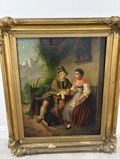 Basile DeLoose 19th Century  Oil Painting On Canvas picture
