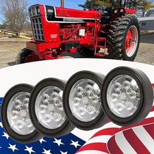 4PCS LED Fender Lights For International Tractor 966 1066 1466 1566 4366 666 886 picture