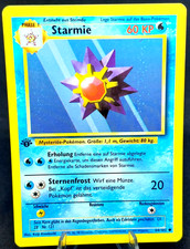 Pokemon Card - 1st Edition Starmie - (64/102) GERMAN Base Set TCG NM picture