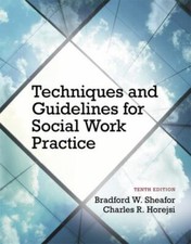 Techniques and Guidelines for Social Work Practice by Charles R. Horejsi and Bra picture