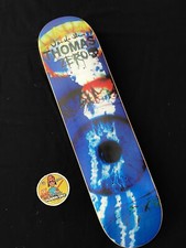 RARE ZERO SIGNED Jamie Thomas Strange World EYEBALL Skateboard Deck AUTOGRAPH picture