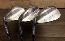 USED LEFT HANDED Professional Open 690 Wedge Set 52°/56°/60° Reg Flex 35-NFB9 picture