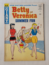 Archie Giant Series Magazine #8 Betty and Veronica Summer Fun 1960 Archie Comics picture