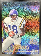 1998 Fleer Flair Showcase Randy Moss #5 Row 1 Grace RC Minnesota Vikings picture