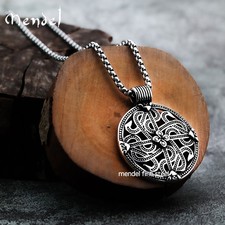 MENDEL Womens Norse Viking Protection Symbol Pendant Necklace Jewelry For Women picture