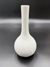 Rosenthal Studio Line Bjorn Wiinblad White Bisque Porcelain Onion Vase 9.5